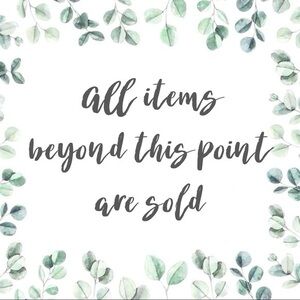 SOLD listings beyond this point 🥰